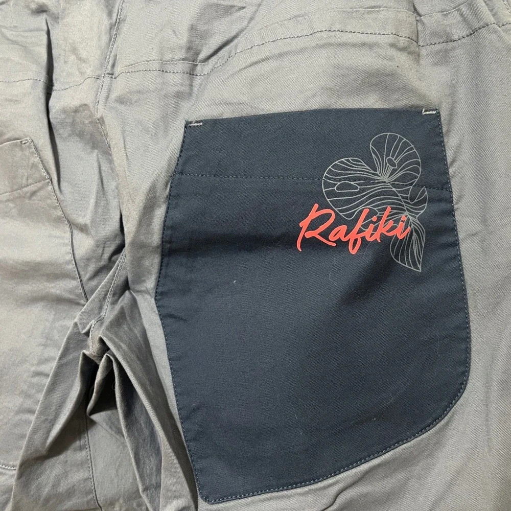 Rafiki Mens Sella Straight Leg Pants Size 40 Folkstone Gray‎ Outdoor Hiking